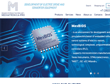 Tablet Screenshot of mechatronica-pro.com